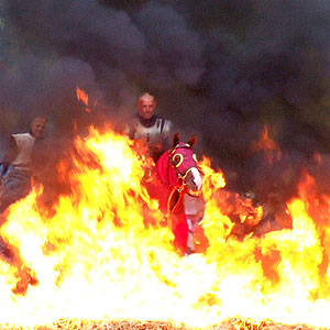 Foto vom Ritterturnier in Bckeburg