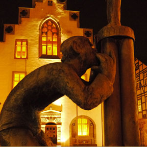 Foto vom Rathaus in Brakel