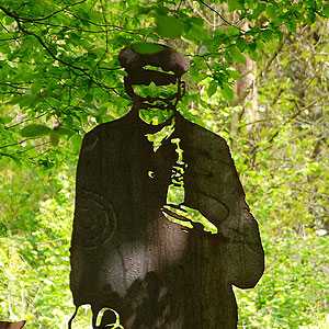 Figur eines alten Mannes fr den Kreis Hxter