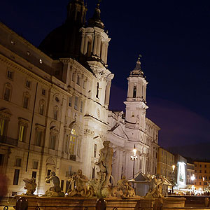Foto auf der Piazza Navona in Rom